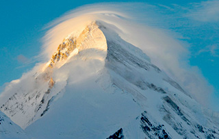 Han-Tencgri Peak - 7010 m. above sea level